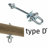 Sistem de prindere leagan tip D 16 cm
